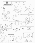 Camshaft Crankcase Cover Crankshaft Cylinder Lubrication Piston Group Diagram and Parts List for 124332-0036-E1  Briggs and Stratton Engine